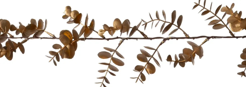 Intratuin guirlande goud tak met 20 lampjes warm wit 150 cm