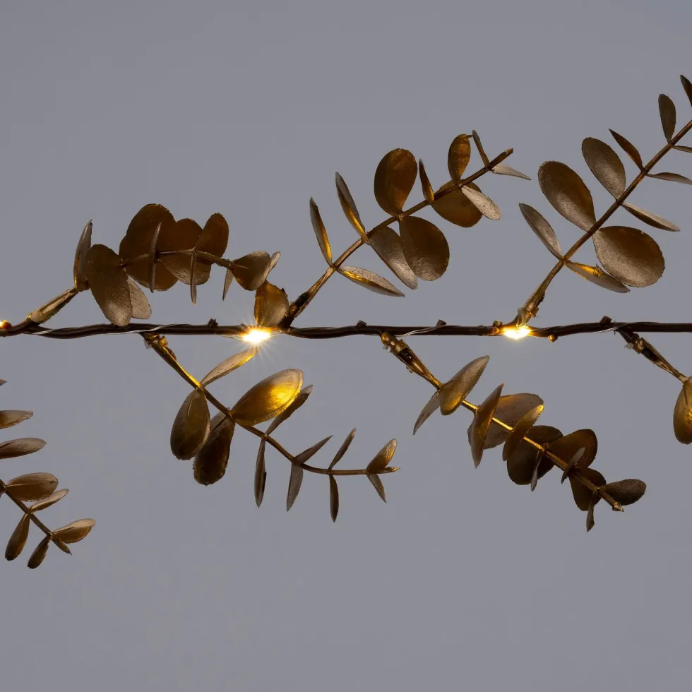 Intratuin guirlande goud tak met 20 lampjes warm wit 150 cm