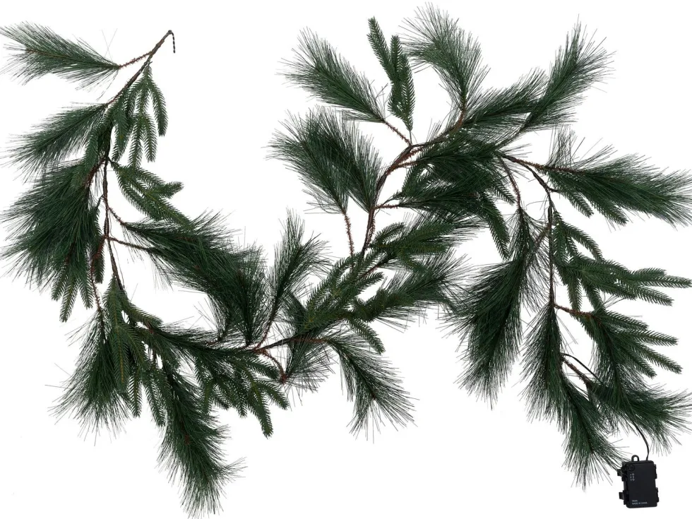 Intratuin guirlande groen met 50 lampjes warm wit 180 cm