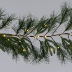 Intratuin guirlande groen met 50 lampjes warm wit 180 cm