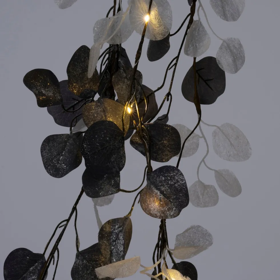 Intratuin guirlande Sora grijs met 20 lampjes warm wit 180 cm