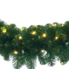 Intratuin guirlande Swag Winterberg met LED verlichting 1,8 m warm wit