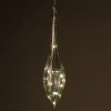 Intratuin hangend glasornament met LED H 21,5 cm