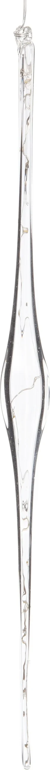 Intratuin hangend glasornament met LED verlichting H 47 cm