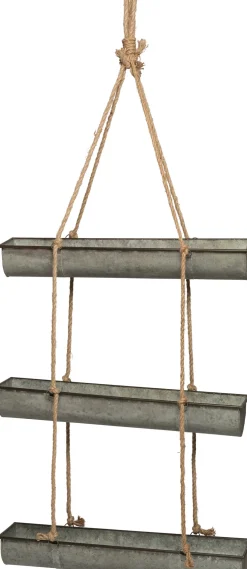 Intratuin hangpot grijs 70 x 18 x 120 cm