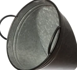 Intratuin hangpot grijs 28,5 x 24 x 28,5 cm