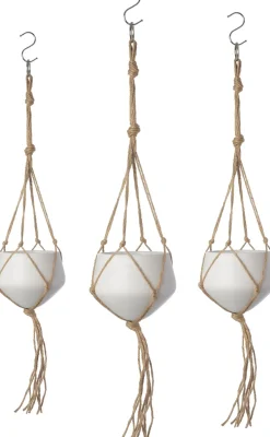 Intratuin hangpot Josh wit D 14 H 11,5 cm