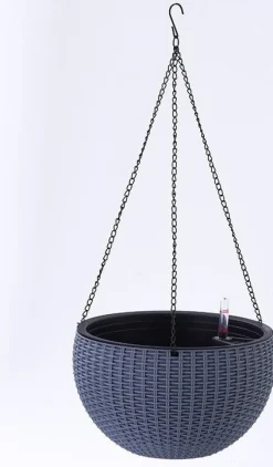 Intratuin hangpot Niels donkergrijs D 26 H 16,2 cm