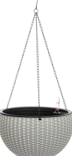 Intratuin hangpot Niels lichtgrijs D 26 H 16,2 cm