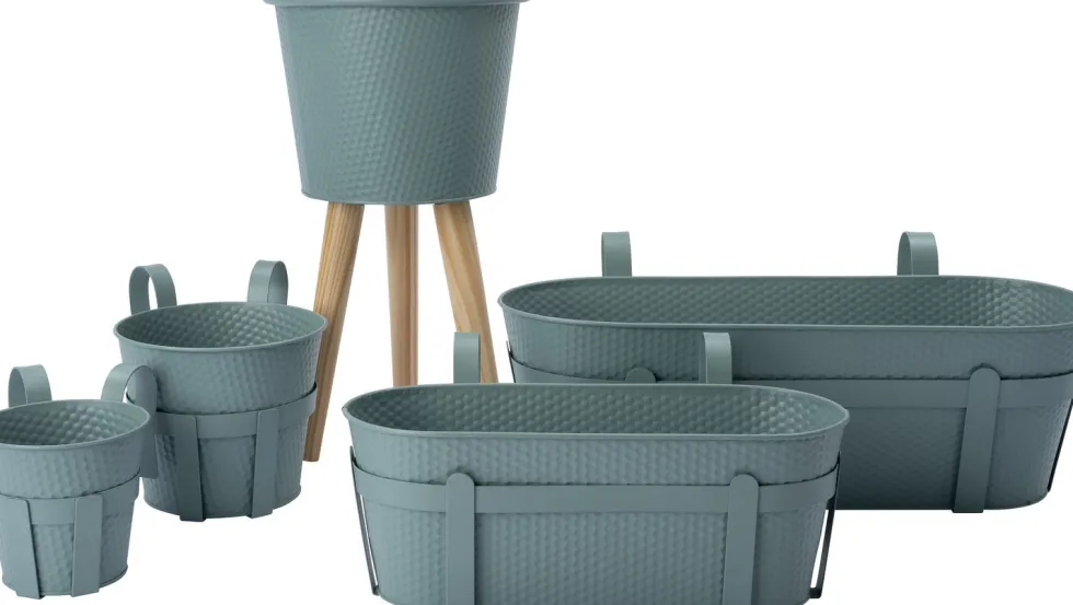 Intratuin hangpot Semi groen 21 x 13 x 15 cm