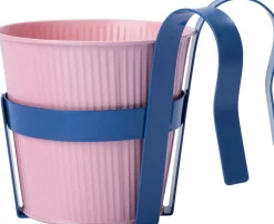 Intratuin hangpot Semi roze / blauw 25 x 20 x 18 cm