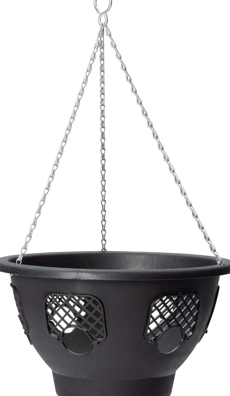 Intratuin hangpot zwart 30 x 30 x 32,5 cm