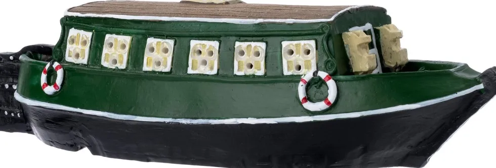 Intratuin Holland kerstdorpminiatuur sleepboot 24 x 11 x 9 cm