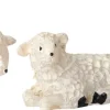 Intratuin Holland kerstdorpminiatuur schapen 9 x 4,3 x 14 cm 3-delige set