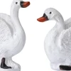 Intratuin Holland kerstdorpminiatuur zwanen 9 x 4,3 x 14 cm 2-delige set