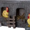 Intratuin Holland kerstdorpminiatuur kippenren 11,5 x 5 x 14,5 cm
