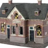 Intratuin Holland kersthuisje Dockumer Lokaeltsje Station 22,5 x 12,7 x 18 cm