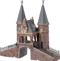 Intratuin Holland kersthuisje Waterpoort Sneek 29,6 x 11 x 25,4 cm
