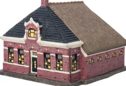 Intratuin Holland kersthuisje Friese Stelpboerderij 21,6 x 22 x 16,7 cm