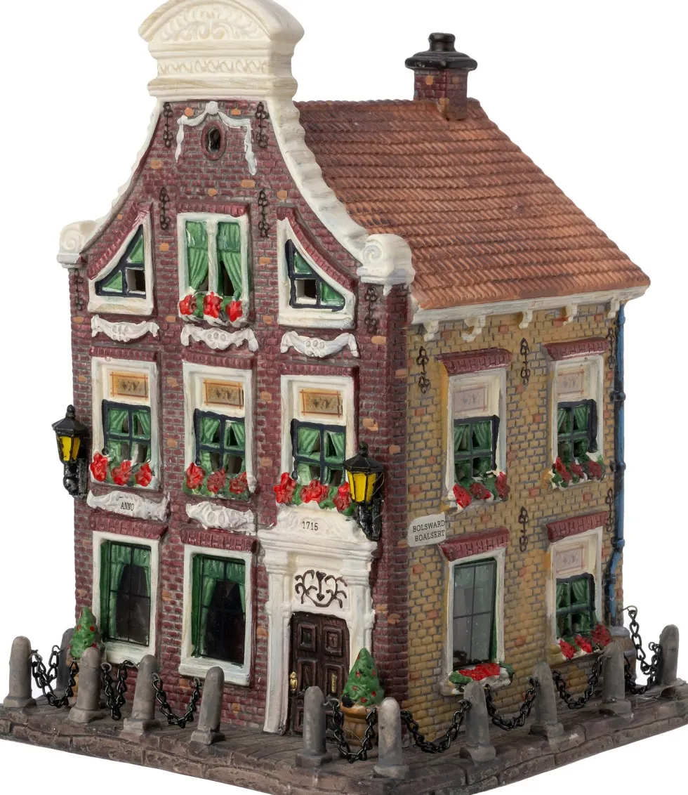Intratuin Holland kersthuisje Woonhuis Bolsward 14,5 x 15 x 20,9 cm