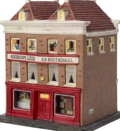 Intratuin Holland kersthuisje Ijzer en Houtwinkel Hoorn 17,6 x 16,2 x 21,4 cm