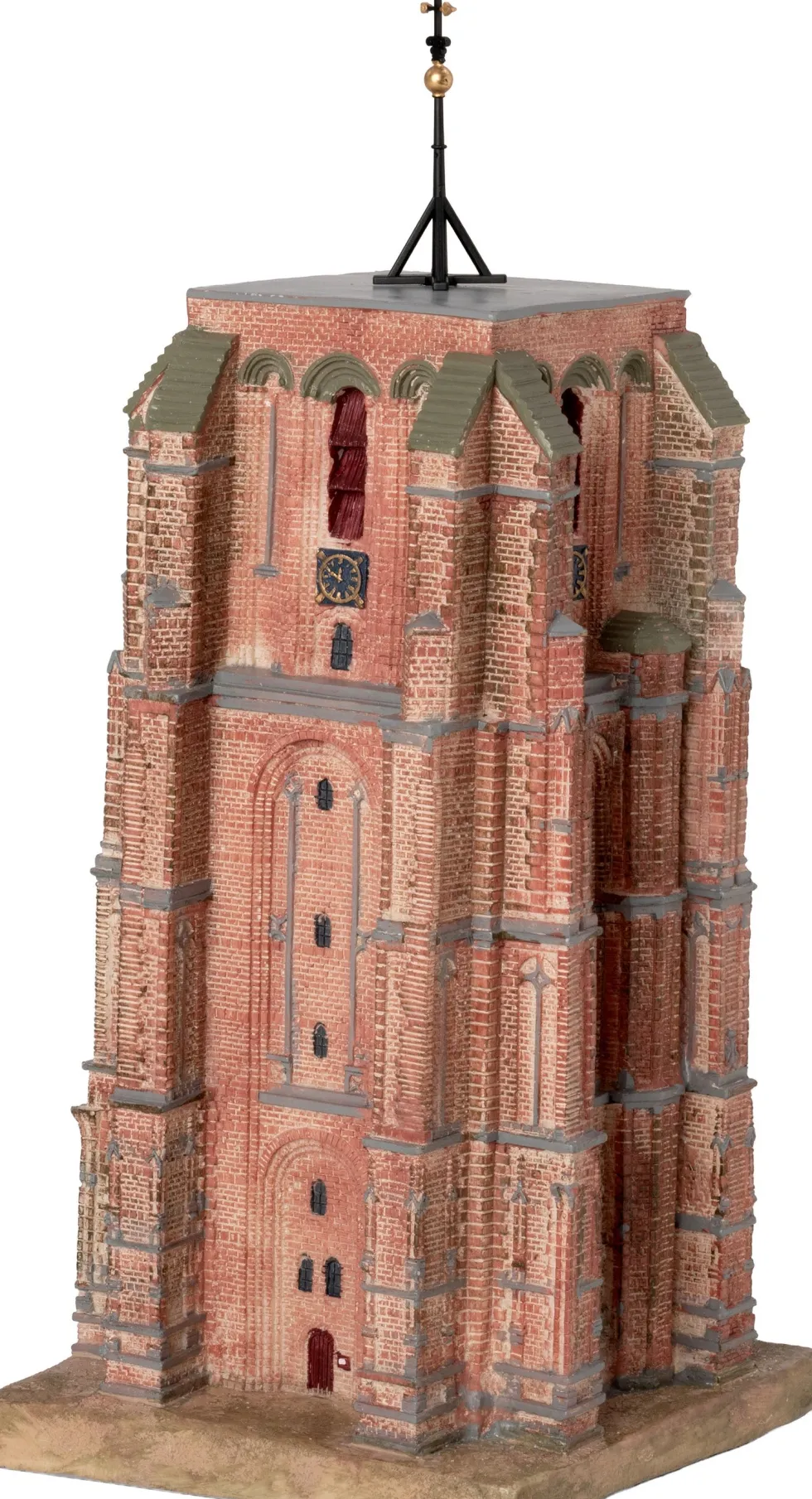Intratuin Holland kersthuisje Oldehove toren Leeuwarden 15 x 15 x 36,5 cm