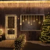 Intratuin ijspegelverlichting sterren met 364 lampjes classic warm 2 m