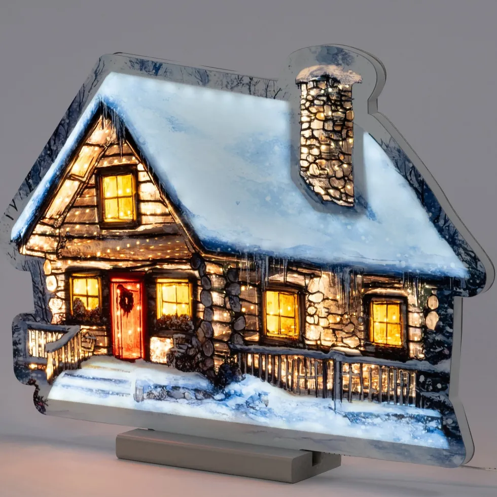 Intratuin infinity light Elvara chalet met verlichting 41,1 x 1,3 x 29,7 cm