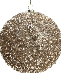 Intratuin kerstbal Abbeydorney champagne D 8 cm