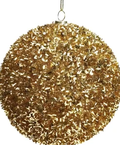 Intratuin kerstbal Abbeydorney goud D 8 cm