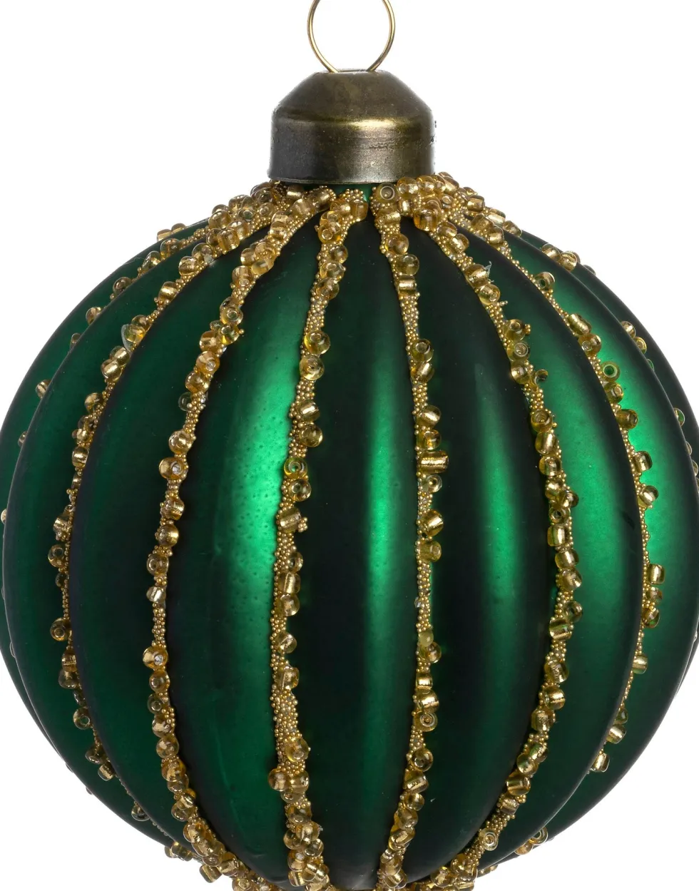 Intratuin kerstbal Aclare groen D 8 cm