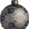 Intratuin kerstbal Adair donkerbruin D 8 cm