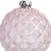 Intratuin kerstbal Alloway roze ruit D 8 cm