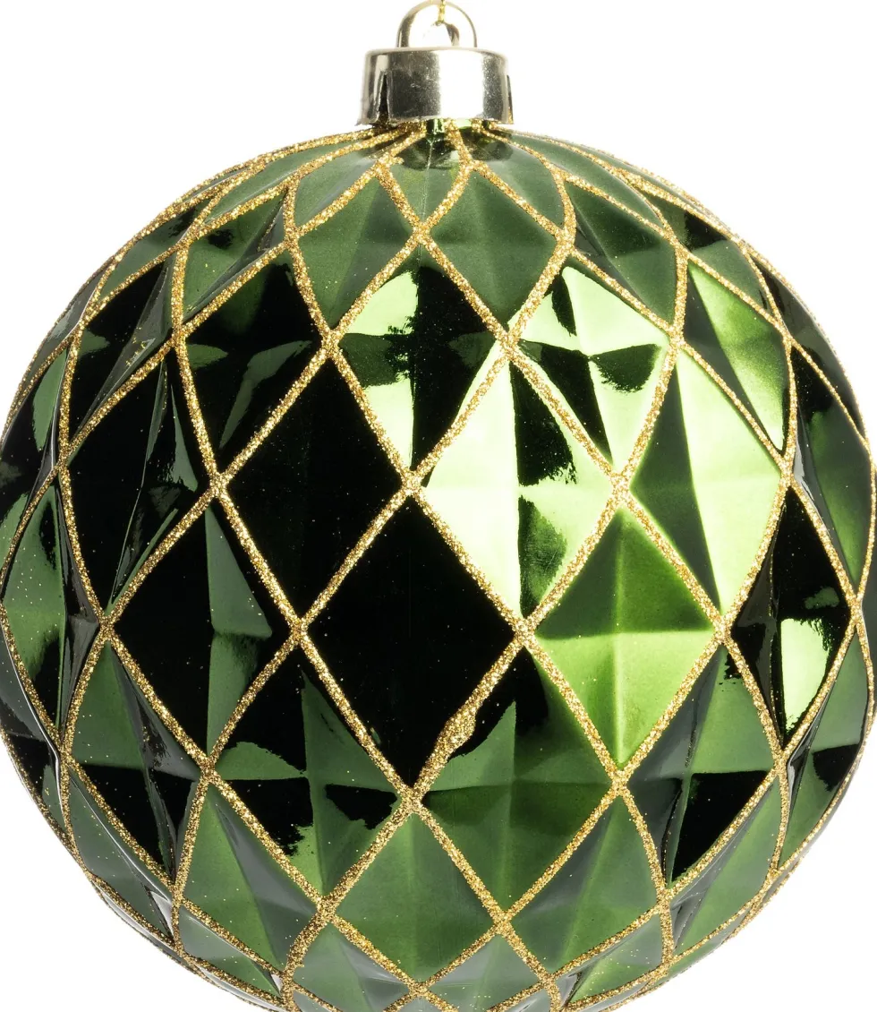 Intratuin kerstbal Alten donkergroen D 15 cm