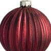 Intratuin kerstbal Archie rood D 8 cm
