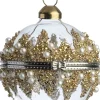 Intratuin kerstbal Athol transparant / goud D 6 cm