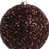 Intratuin kerstbal Ava bordeaux D 8 cm