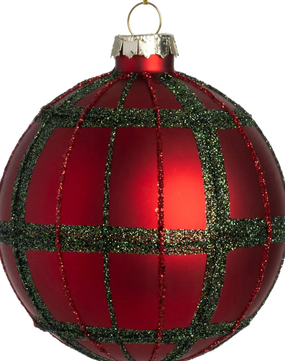 Intratuin kerstbal Ballinrobe rood D 8 cm