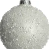 Intratuin kerstbal Banagher crème D 8 cm