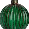 Intratuin kerstbal Bansha semitransparant groen D 8 cm