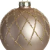 Intratuin kerstbal Belmullet beige D 8 cm