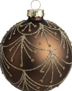 Intratuin kerstbal Bilina mat goud D 8 cm