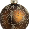 Intratuin kerstbal Bilina taupe D 8 cm