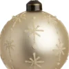 Intratuin kerstbal Binche goud D 8 cm