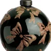 Intratuin kerstbal Bodi groen strikjes D 8 cm