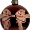 Intratuin kerstbal Bodi rood strik D 8 cm