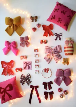 Intratuin kerstbal Bodi roze strik D 8 cm