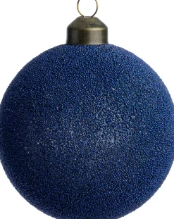 Intratuin kerstbal Boyd blauw D 8 cm