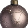 Intratuin kerstbal Bridie bruin D 8 cm
