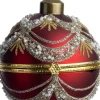 Intratuin kerstbal Brigid rood D 8 cm